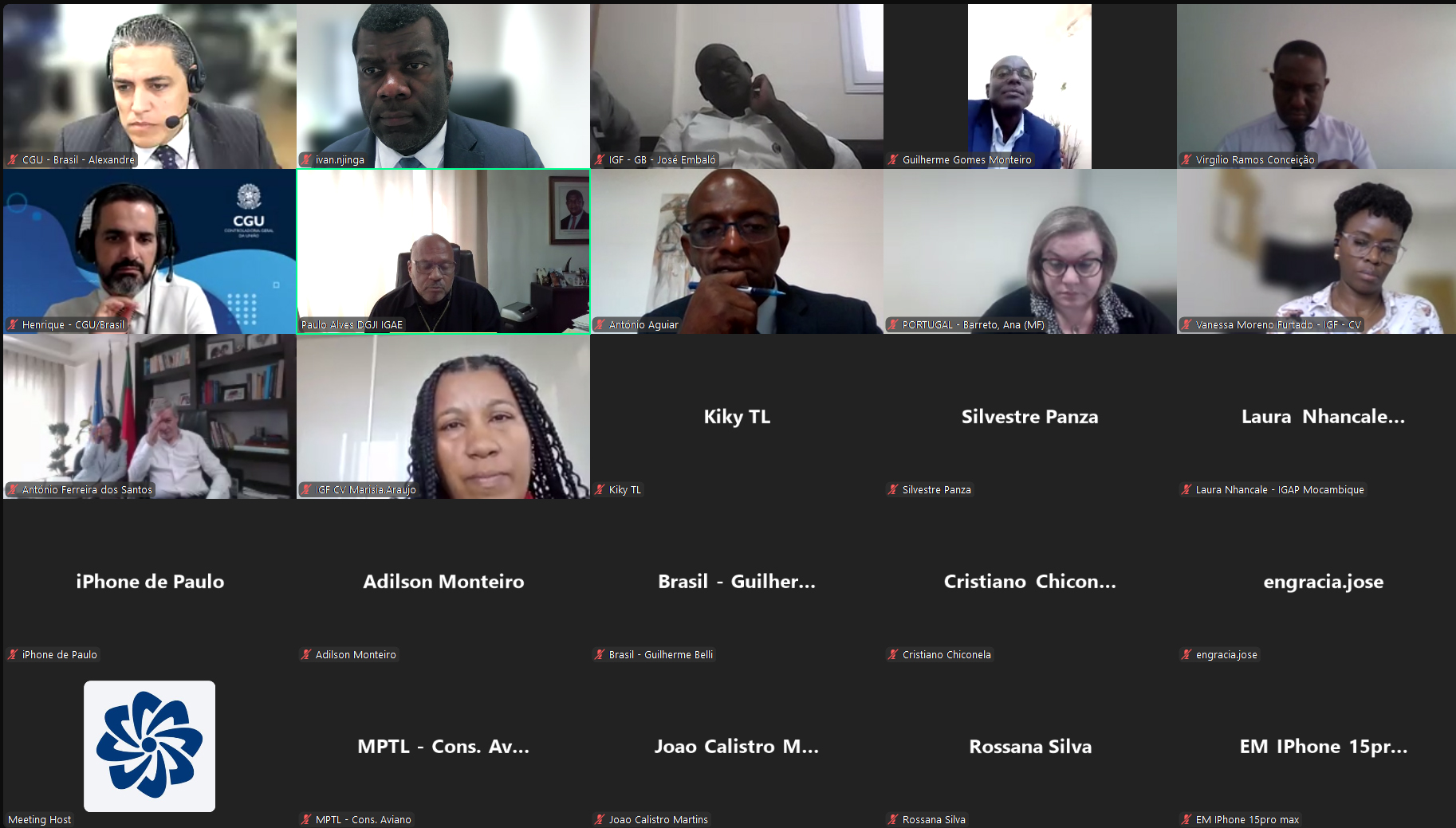 Reunião Técnica Entre Organismos Estratégicos De Controlo Interno (OECI) Da CPLP